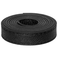 Stitched Strap Imitation Leather 'Black' 15 mm