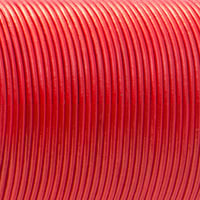 Rouge - HQ Cordon en Cuir 2 mm