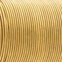 Metallic Gold - HQ Leather Cord 2 mm