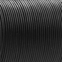 Black - HQ Leather Cord 2 mm