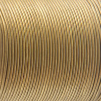 Metallisch Gold 1,5 mm Lederschnur