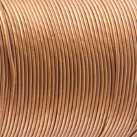 Métallique Bronze - HQ Cordon en Cuir 1,5 mm