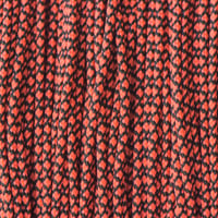 Black & Neon Orange Diamonds Paracord Type I