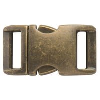ALU-MAX® Aluminium Buckle Antique Brass 20 mm (3/4")
