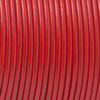 Rouge - HQ Cordon en Cuir 3 mm