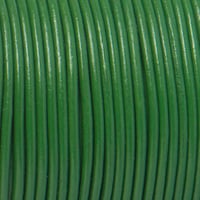 Vert - HQ Cordon en Cuir 3 mm