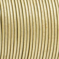 Light Gold - HQ Leather Cord 3 mm