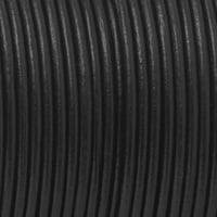 Black - HQ Leather Cord 3 mm