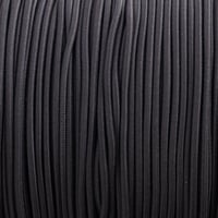 Schwarz - 1 mm Gummiseil