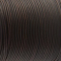 Dark Brown 'NATURAL Dyed' - HQ Leather Cord 1,5 mm