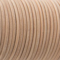 Natürlich gefärbt Licht 4 mm Lederschnur