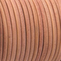 Natürlich gefärbt Dunkel 5 mm Lederschnur