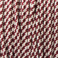 Cream & Burgundy Spiral Paracord Type II