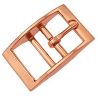 Double-Barred Belt Buckle Rose Gold 40 mm