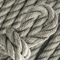 Shiny Silver PPM Twisted Rope - Ø 10mm