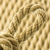 Gold PPM Twisted Rope - Ø 8mm