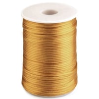 Goldenrod - 2mm - Rattail Corde de Satin (95 m)