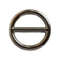 Anneau avec bar Gun Metal 25 x 4 mm