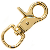 Swivel eye Clip Carabiner 'Light Version' 60 mm Light Gold