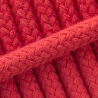 Geflochten Baumwolleseil Rot - 8 mm