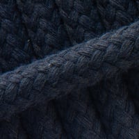 Braided Cotton Rope Dark Blue - 10 mm