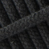 Braided Coton Corde Noir - 8 mm