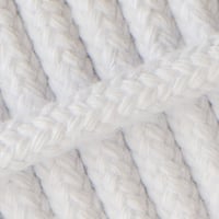 Braided Coton Corde Blanc - 8 mm