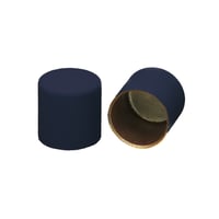 Navy Silikon 6 mm Schnur Endkappe