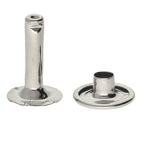 Nickel Plated 13 x 10 mm Single Cap Rivet 