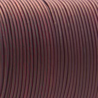 Aubergine 'Naturel Dyed' - HQ Cordon en Cuir 2 mm