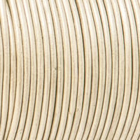 Metallisch Perle 3 mm Lederschnur