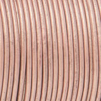 Metallisch Rosa 3 mm Lederschnur
