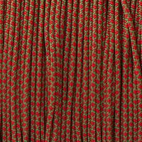 Fern Green & Imperial Red Diamonds Paracord Type I