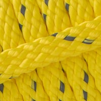 Neon Yellow Reflectable PPM Cord - Ø 12mm. (hollow)