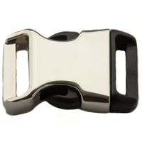 Silver Half-Metal Buckle 3/4