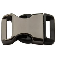 Gun Metal Half-Metal Buckle 3/4