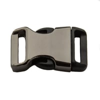 Gun Metal Half-Metal Buckle 5/8