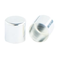 Metal Cord End Cap Silver - 10 | 50 | 100 Pieces