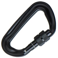 Carabiner 81 x 45 mm Screwlock Black