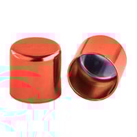 10 mm Orange Metall Schnur Endkappe