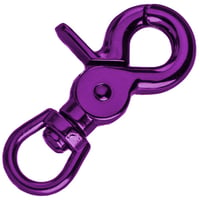 Swivel eye Clip Carabiner Purple 60 mm