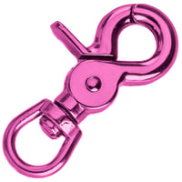 Swivel eye Clip Carabiner Pink 60 mm