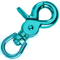 Clip Mousqueton Turquoise 60 mm
