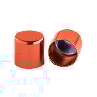 6 mm Orange Metal Cord End caps