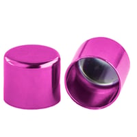 12 mm Rosa Schnur Endkappe