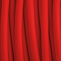 Cord Red (RD522) 6mm Round BioThane 'BETA' ® Per Meter