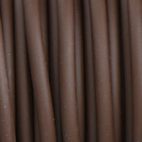 BioThane® 'rond' 6 mm Corde Brun (BR523) Au Mètre