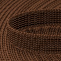 Sangle tissée PPM avec caoutchouc 'Chocolat Brun' 20 mm