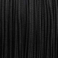 Black - Micro Paracord 1.2 mm (per meter) (PES)