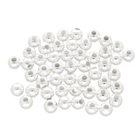 8 mm - Satz mit 50 Eisen rund - Silber